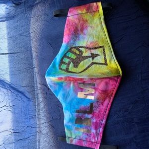 Tie dye BLM facemasks with Built in filter pocket